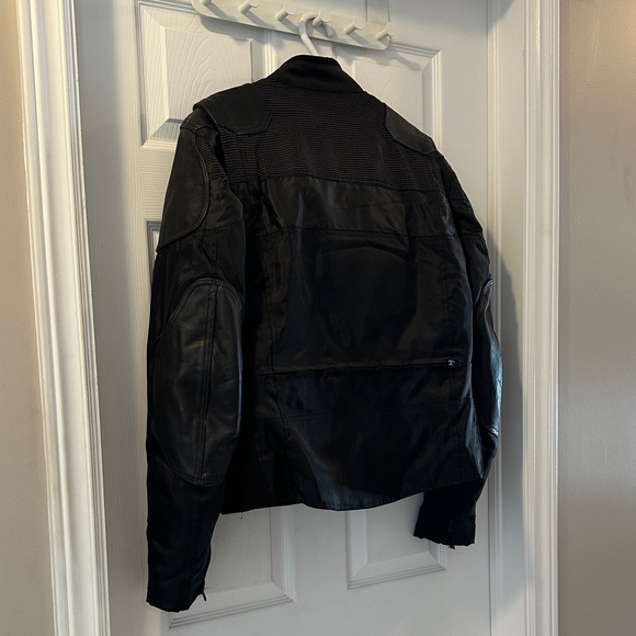 Screaming Eagle by Harley Davidson Women’s Black Biker Jacket, Leather Accents - Picture 4 of 17